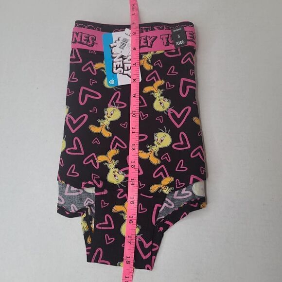 5X 28W Torrid Boyshort Panty Tweety Bird Looney Tunes Cartoon 90s Pink Hearts un - Picture 6 of 7